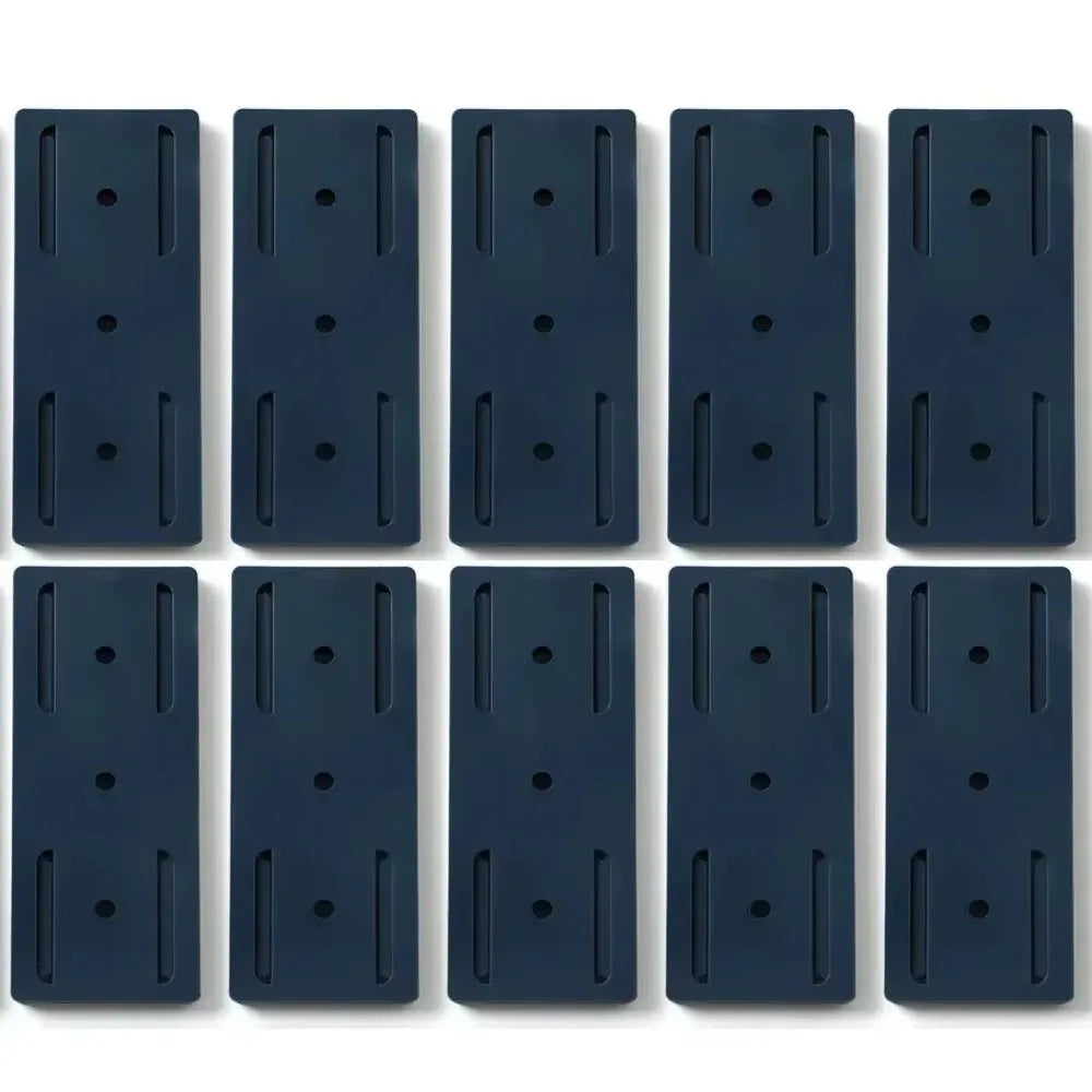 support rallonge électrique adhésif blanc bleu rose vert moderne double