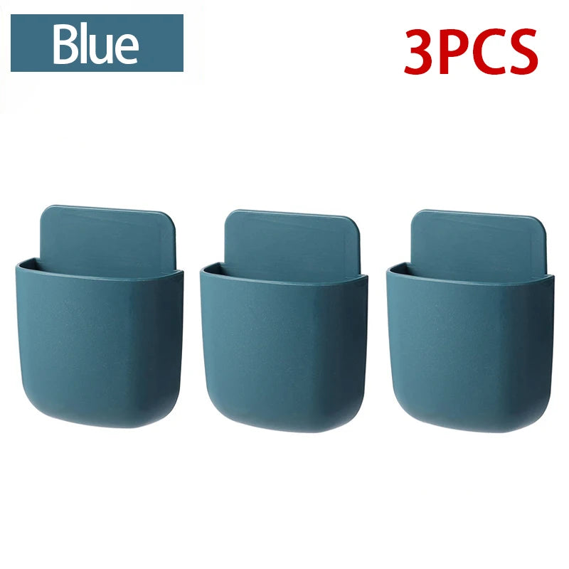 porte objets mural moderne adhésif blanc gris jaune respectueux environnement rechargeable multifonction plastique
