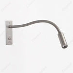 lampe chevet flexible moderne noir gris métallique angle réglable chambre étude entrée