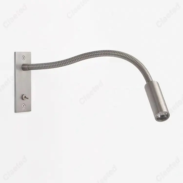 lampe chevet flexible moderne noir gris métallique angle réglable chambre étude entrée