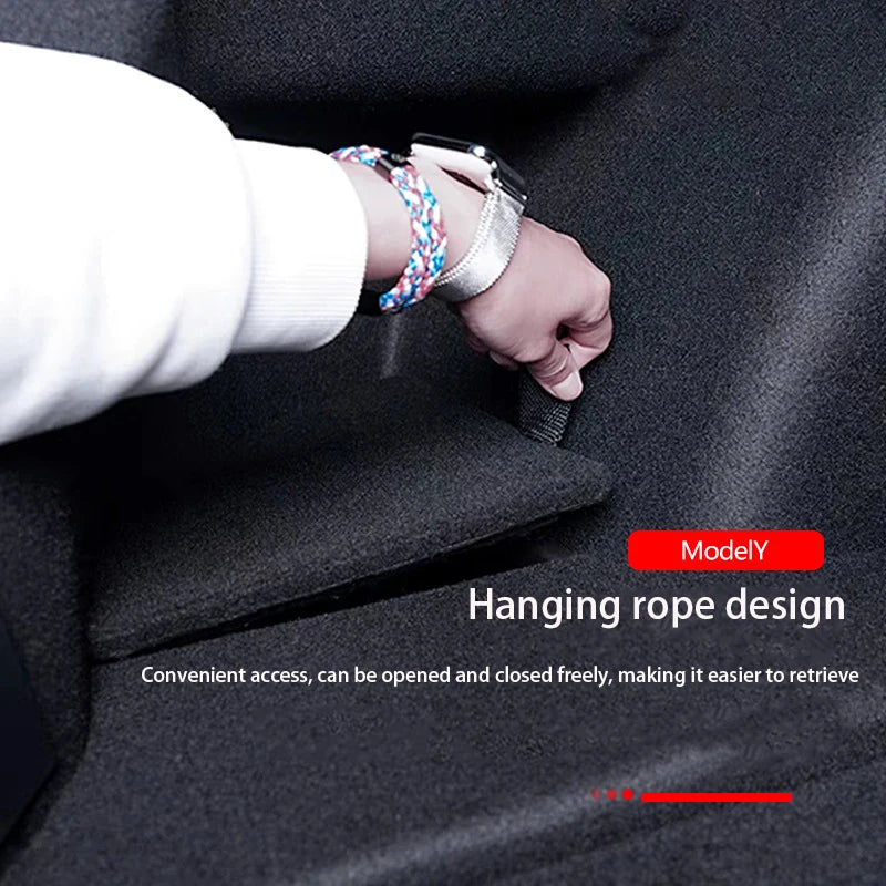 boîtes rangement tapis coffre voiture tpe suède noir épuré clips insertionintérieur automobile