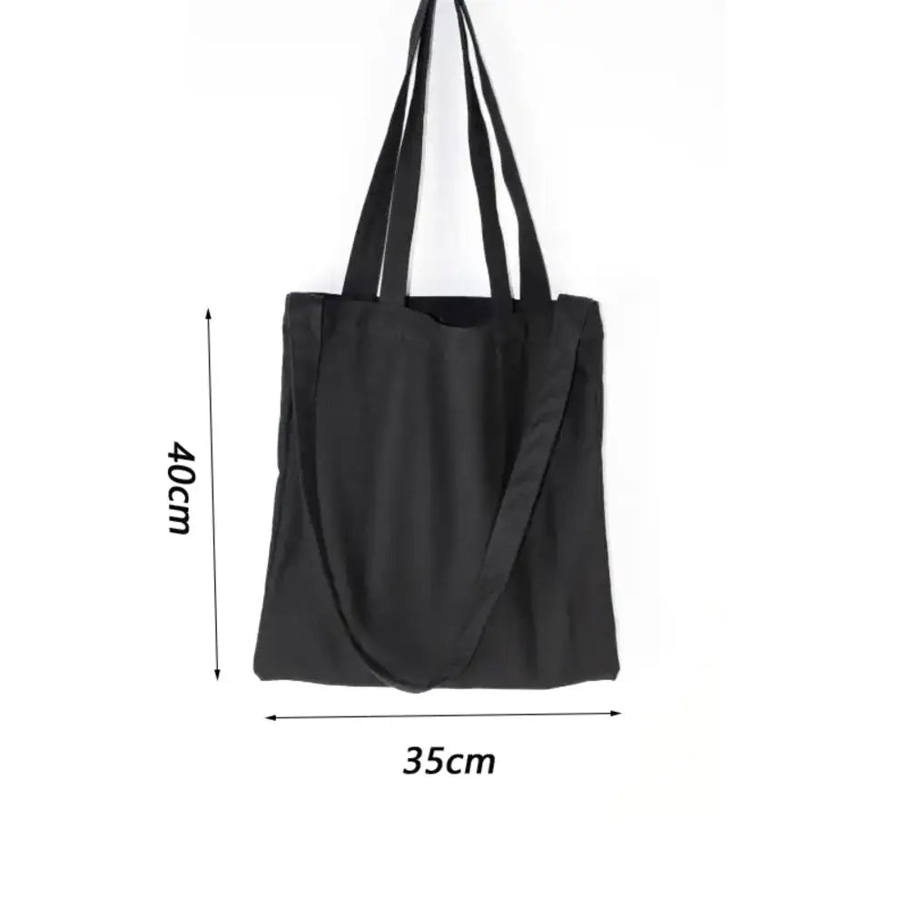 sac main noir toile fermeture eclair moderne poignees uni décontracté femme provisioning bag