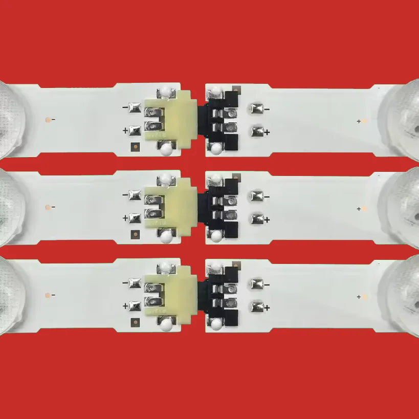 bande led rétro éclairage blanc moderne 973mm leds connecteurs fixations 3v