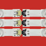 bande led rétro éclairage blanc moderne 973mm leds connecteurs fixations 3v