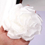fleurs artificielles modernes soie bleu rose violet blanc décoration maison anniversaire baby showerextérieur