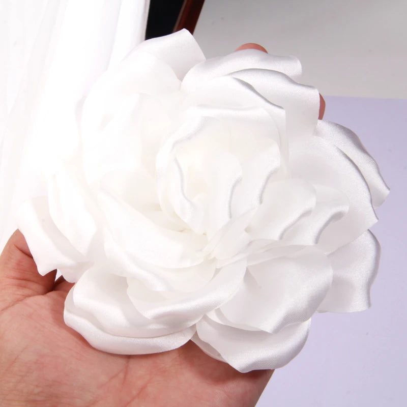 fleurs artificielles modernes soie bleu rose violet blanc décoration maison anniversaire baby showerextérieur