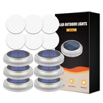 lumières solaires led ip68 auto on off extérieures étanches blanc bleu moderne
