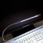 lampe led noir pince flexible interrupteur usb rechargeable moderne étude lecture