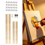 Cadre toile bois naturel classique plusieurs tailles facile