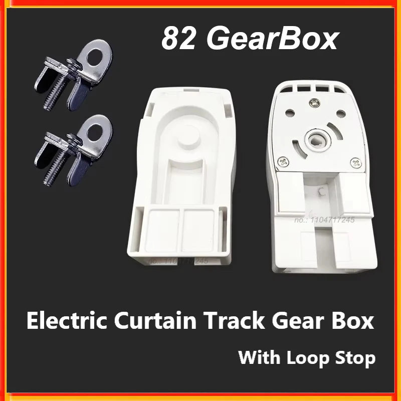 rideau polonais moderne accessoire voie moteur piste gearbox rail entretien intelligent fixations clips métal