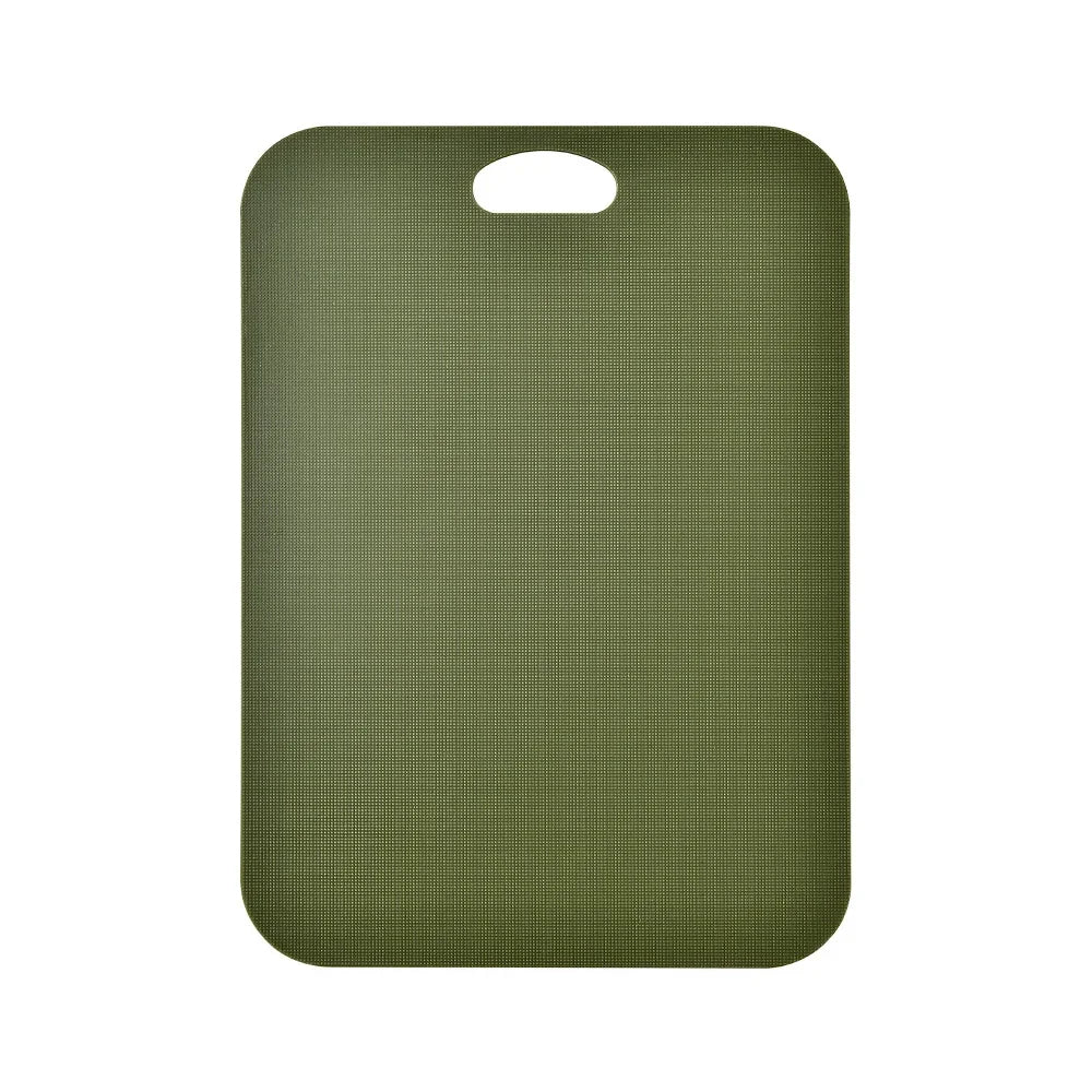 planches découper tissées moderne vert orange beige poignées intégrées respectueuses environnement stockables