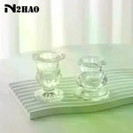 bougeoir transparent classique adhésif décoration maison mariage ornements transparent raisonné