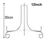 supports assiettes réutilisables or argent modernes clips élégants 10 12 cm