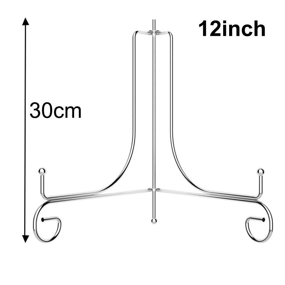 supports assiettes réutilisables or argent modernes clips élégants 10 12 cm