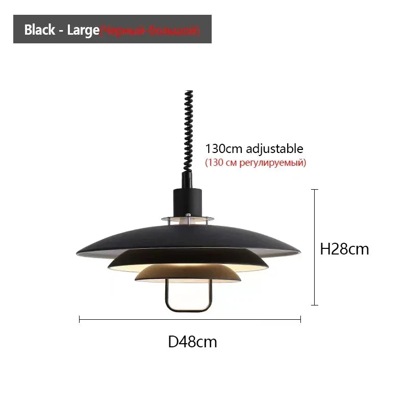 suspension lumineuse moderne alliage gris noir géométrique réglable 90 260V 249 2000lm