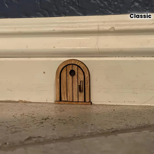 porte miniature bois marron clair texture naturelle classique adhésif poignée serrure vintageintérieurextérieur