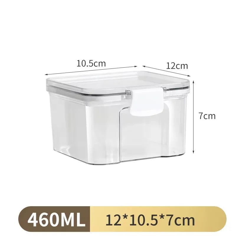 boîtes rangement hermétiques plastique qualité alimentaire épices céréales fruits secs anti humidité respectueux environnement