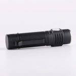 lampe torche led rechargeable type 21700 batterie annneau fixation moderne compact