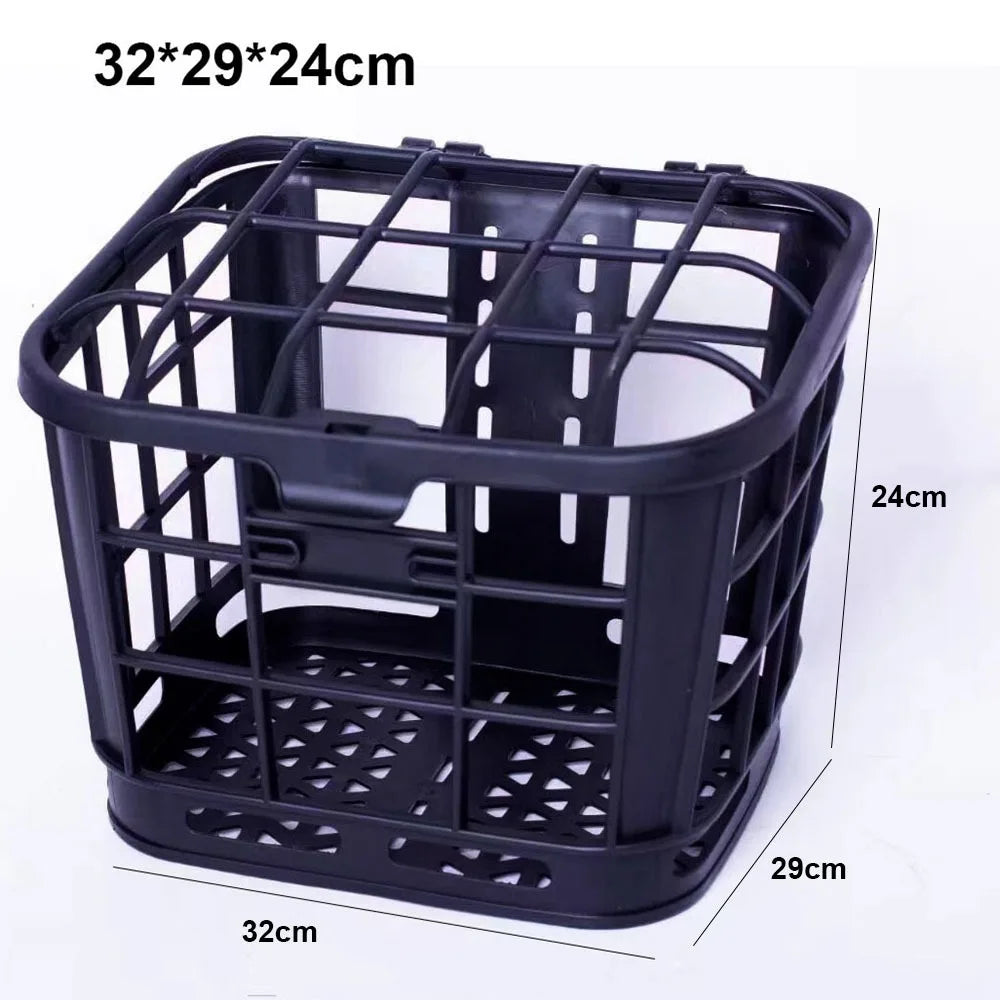 panier vélo noir sac toile ventilé clips moderne transport affaires déplacement