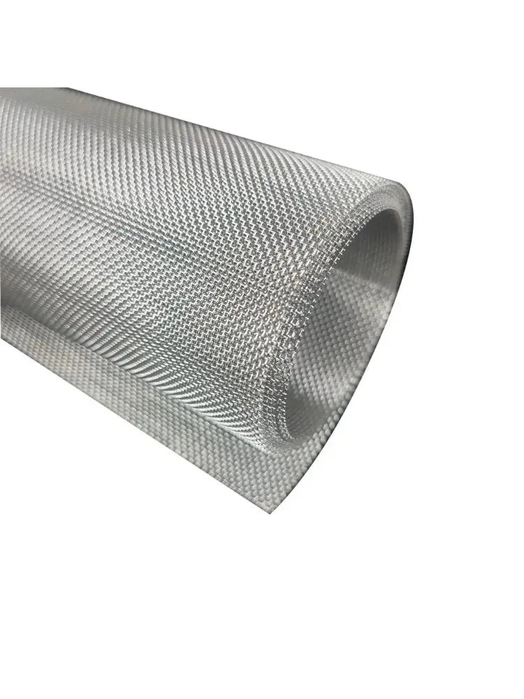 grille filet acier inoxydable fenêtre moderne chaînette fixe anti insectes large filets réguliers gris