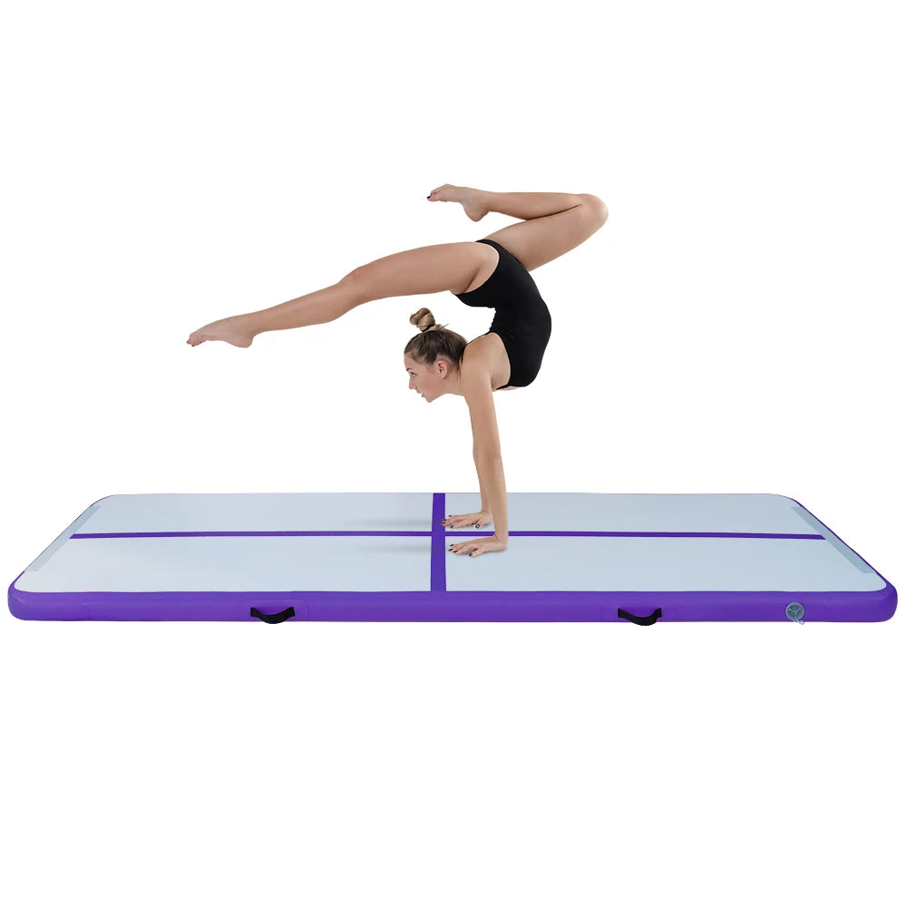 tapis gymnastique bleu clair vert orange rose noir yoga exercice non glissant durable