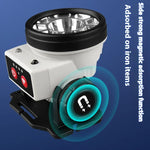 lampe torche rechargeable led haute puissance blanc noir jaune boutons commande clips moderne pratique