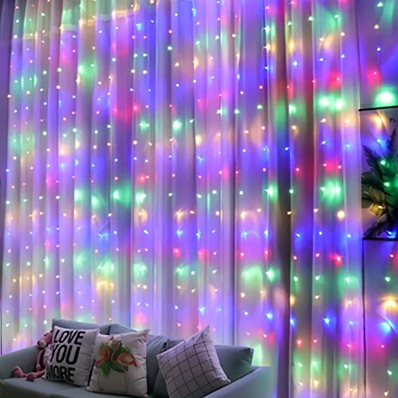 guirlande lumineuse led décoration intérieure usb télécommande multicolore blanc fête événement moderne