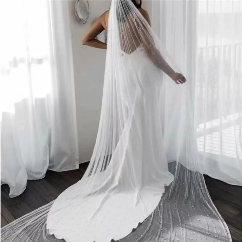 voile mariée blanc classique tulle translucide femme accessoire mariage peigne bouquet fleurs