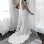 voile mariée blanc classique tulle translucide femme accessoire mariage peigne bouquet fleurs