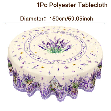 nappe table fleur lavande printemps été mariage anniversaire extérieur provence champêtre vaisselleDecorationFestivalière