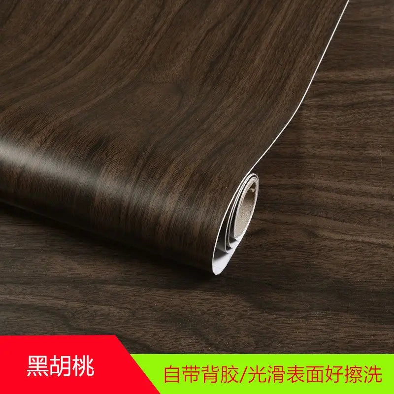 papier peint bois moderne adhésif beige brun rouge gris opacité décoration meubles salon chambre
