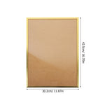 Cadre photo gold noir minimaliste 30x42cm accrochage mur table a3 poster moderne