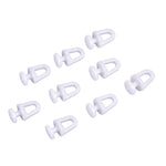 clips fixation blancs minimalistes rideaux 60 pièces accessoires rideau