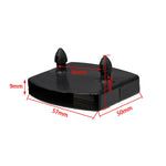 supports barres centrales noirs adhésifs lit moderne plastique plat lisse remplacement pièces cadre