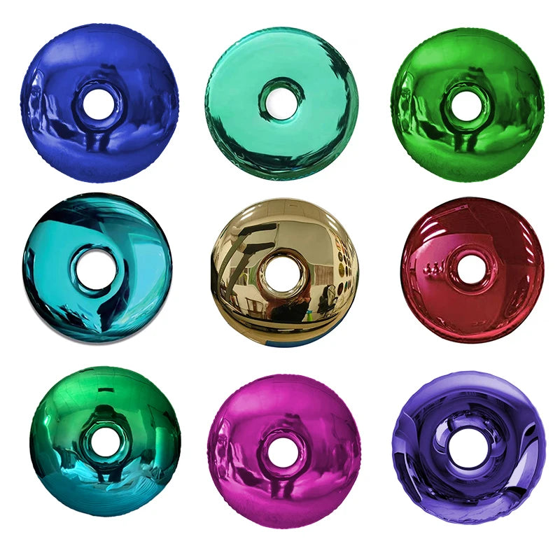 miroirs argentés dorés modernes décoration murale rond brillant grande taille chambre salon