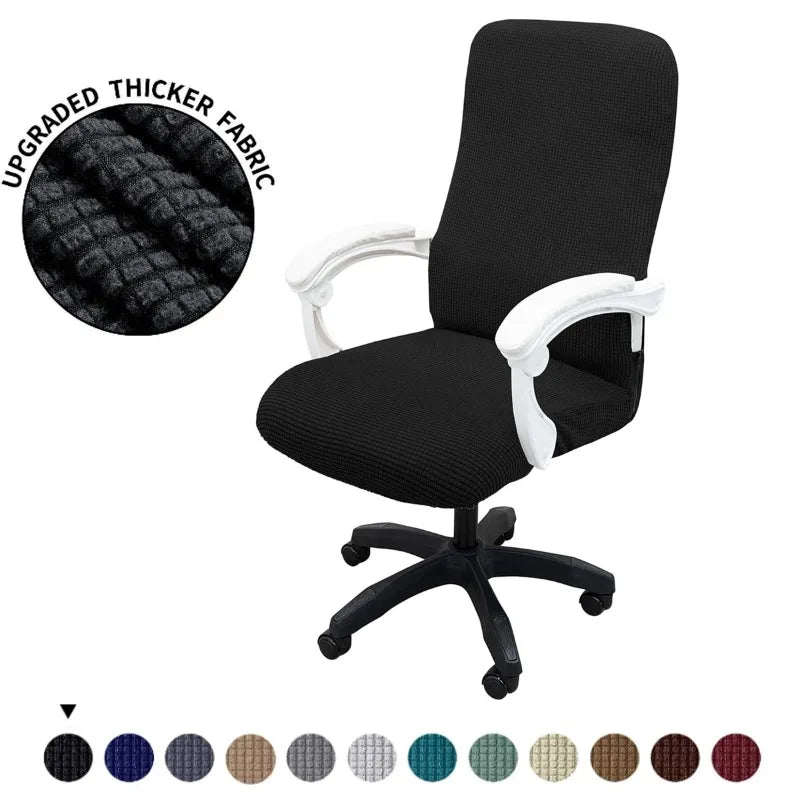 housse chaise fauteuil extensible noire rayures horizontales tissu moderne anti poussière