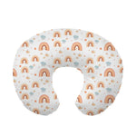 coussin allaitement bébés mois polyester coton moderne doux fleurs motifs géométriques