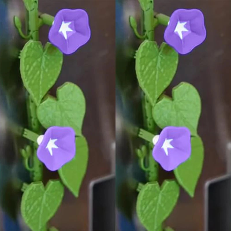 magnétiques réfrigérateur décoratifs floral feuilles fleurs bleu rose vert étoiles