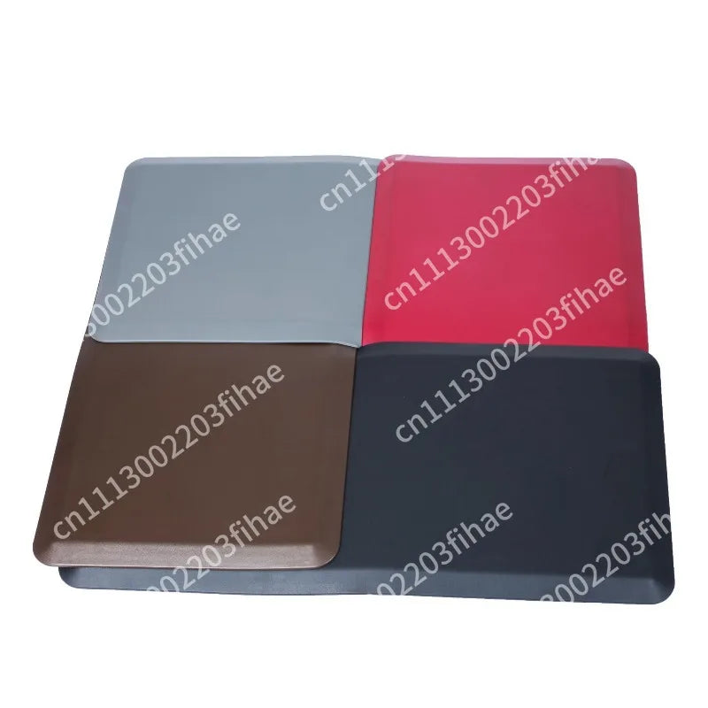 tapis sol marron foncé moderne anti fatigue imperméable uni salon chambre bain