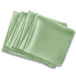 serviettes table satin rouge classiques 30x30cm coton opaques