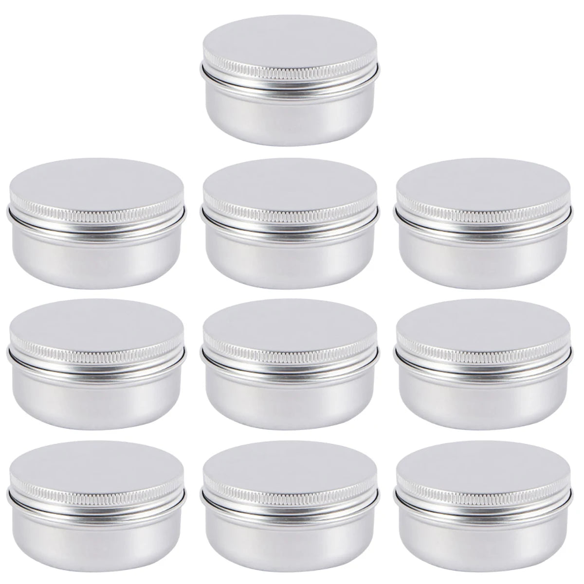 pots métal rechargeables 50ml 100ml cosmétiques baume lèvres tulipes roses utilitaire écologique