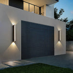 Eclairage led mural moderne or métallisé ip65 12w 18w 24w 36w contemporain minimaliste