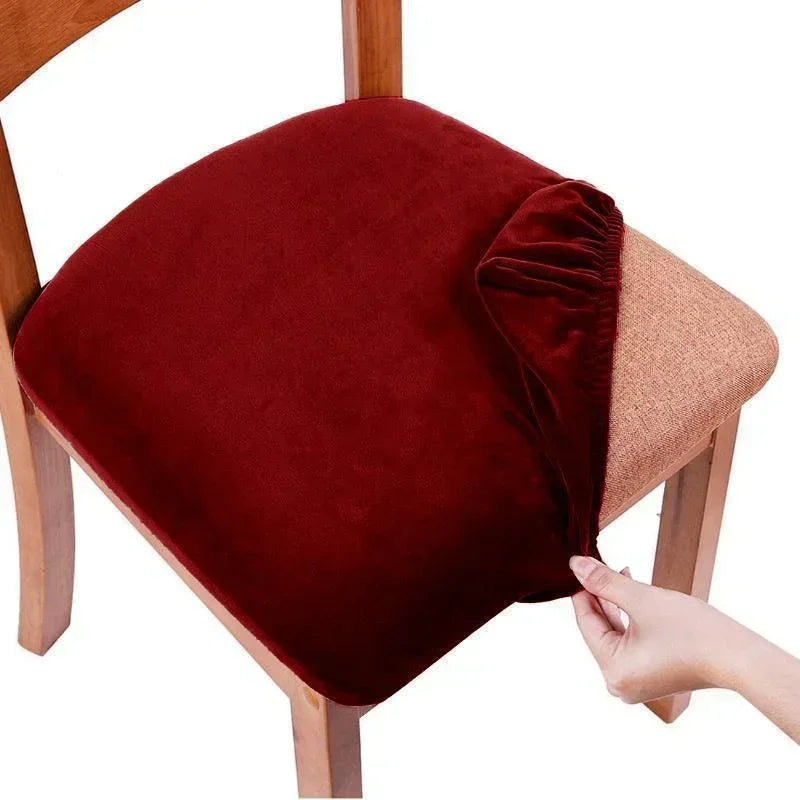 coussin chaise velours gris moderne adhésif extérieur intérieur polyester coton adaptable mariage