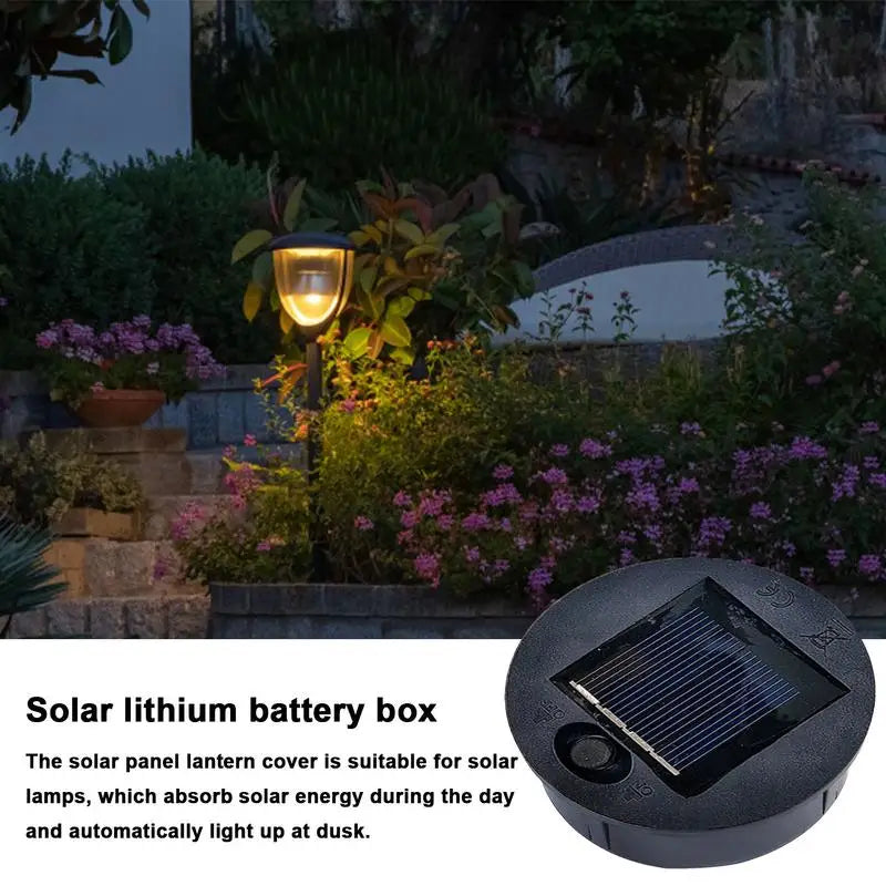accessoire deco moderne cache lanterne solaire panneau solar noir urgence table exterieur assemble parts