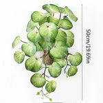 plantes artificielles feuilles vertes modernes sans pot extérieures 58cm 50cm