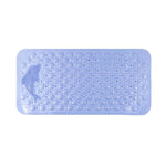 tapis bain antidérapant pvc dauphin moderne 35x70cm drainage texturé bulles ventilation gris rose