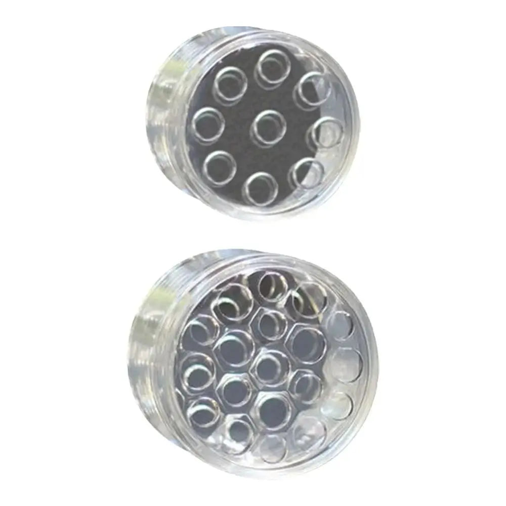 support fleurs moderne élégant beige clair trous circulaires boîte emballage fleurs artificielles transparent ornement