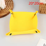 plateau rangement moderne bleu rose rouge jaune gris uni opaque 20cm 35cm