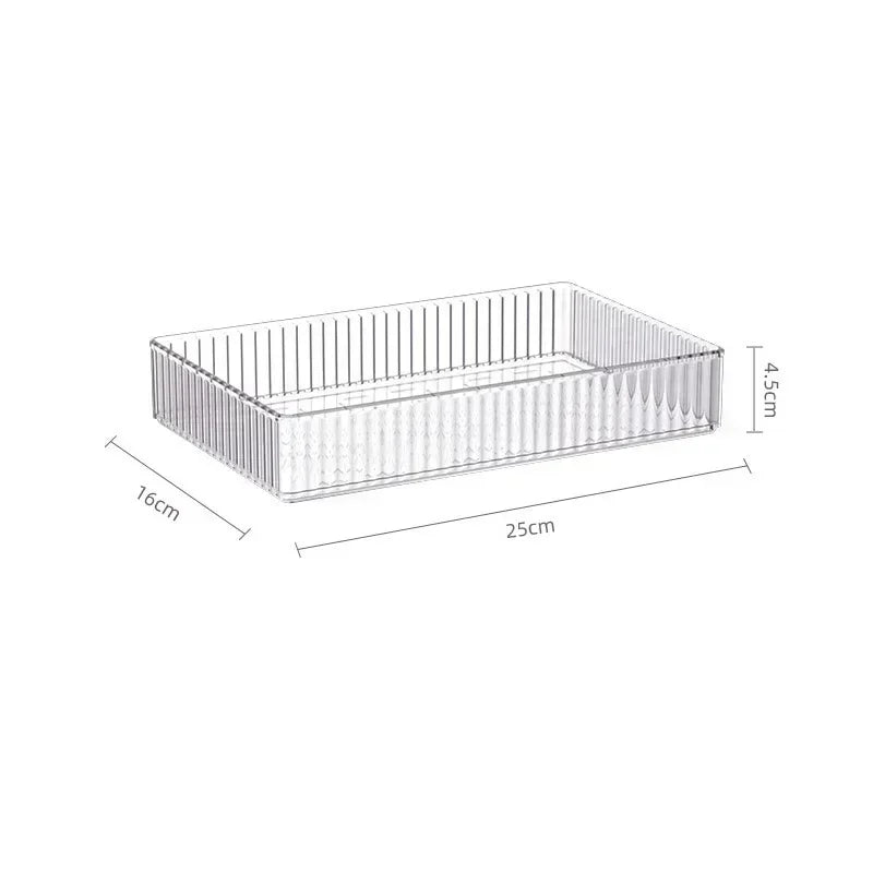 organisateurs rangement tiroir transparent boites rangement minimaliste reutilisable respectueux environnement cosmétiques maquillage brosse pinceaux