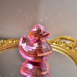 miroir decoratif forme canard rose or argent festif deco intérieure